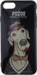 Etui PUZOO TPU Glossy Shiny Powder Art Dog do Apple iPhone 7/8 Black Bean (FSH57782) - obraz 1