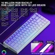 Игровая механическая клавиатура AULA HERO 68 HE Magnetic Switch с RGB подсветкой White/Purple, ENG - изображение 5