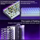Игровая механическая клавиатура AULA HERO 68 HE Magnetic Switch с RGB подсветкой White/Purple, ENG - изображение 6