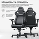 Крісло ігрове Anda Seat Kaiser 4 V2 Size XL Dark Gray Fabric (AD12YDDC-XLL-20-GB-CF-03) - изображение 15
