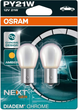 Zestaw żarówek samochodowych Osram Diadem Chrome PY21W 21 W 12 V 2 szt (7507DC-2BL) - obraz 1