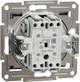 Вимикач 2-клавішний Schneider Electric Asfora самозажимний сталь EPH0300162 - изображение 2