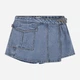 Подростковые джинсовые шорты-юбка для девочки Levi`s 52130434 158 см Синие (1159841926) - изображение 5
