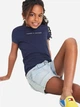 Детская футболка для девочки Tommy Hilfiger 899956925 98 см Синяя (1159837581) - изображение 5