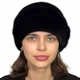 Шапка норковая Меховой Стиль Шарик бусы 54/60 Черный (044/E) - изображение 2