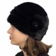 Шапка норковая Меховой Стиль Шарик бусы 54/60 Черный (044/E) - изображение 3