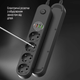 Przedłużacz listwy zasilającej ColorWay 4 gniazda/4 USB (typ C PD20W + 3 USB QC3.0) (45 W) 2 m czarny (CW-CHE44PDB) - obraz 12