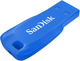 Pamięć flash USB SanDisk Cruzer Blade 64GB USB 2.0 Electric Blue (SDCZ50C-064G-B35BE) - obraz 2