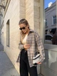 Жіноча фланелева сорочка у клітинку Uaclothes 50-52 Бежевий (like34335-147431358) - изображение 2