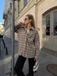 Жіноча фланелева сорочка у клітинку Uaclothes 50-52 Бежевий (like34335-147431358) - изображение 3
