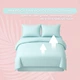 Комплект постельного белья полуторный Tropical Dream IDEIA, в подарочной упаковке мята 5132229 - изображение 3