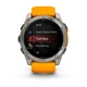 Смарт-годинник Garmin fenix 8 51mm, AMOLED, Saph, Ti/Bare/Grpht, SparkOrg/GrphtBd - изображение 5