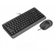 Комплект клавиатура + мышь A4Tech Fstyler F1110 Grey USB - изображение 2