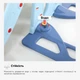 Гірка для дітей з гойдалкою Mealux Bunny (арт. KD-B261 Blue) - зображення 9
