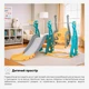 Дитячий ігровий комплекс Mealux Ariel Yellow / Blue / Grey (арт. KD-B252 Yellow / Blue / Grey) - изображение 5