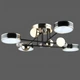Потолочная светодиодная люстра Sirius 117W акриловая 3000-6500К черно-золотая IP20 B YH1101/4+4 BK+FGD - изображение 1