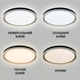Светодиодная LED люстра GABO R 90 Вт 510x85 мм Черно-золотая Esllse - изображение 2