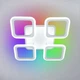 Светодиодная LED люстра ROOM RGB 70W 4S-APP-385x385x75-WHITE-220-IP20 Esllse - изображение 1