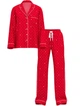 Піжама Фланель (сорочка + штани) Victoria's Secret Flannel Long Pajama Set S Regular Червона (26831513D) - зображення 3
