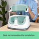 Стільчик для годування Ingenuity Baby Base Booster 2 в 1 Mist (0074451167285) - зображення 5