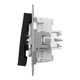 Выключатель трёхклавишный Schneider Electric Asfora антрацит EPH2100171 - изображение 2