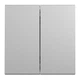 Переключатель двухклавишный Schneider Electric Unica New 2 модуля алюминий NU321330 - изображение 5