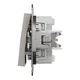 Переключатель двухклавишный Schneider Electric Asfora бронза EPH0600169 - изображение 3