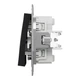 Переключатель двухклавишный Schneider Electric Asfora антрацит EPH0600171 - изображение 4