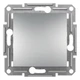 Кнопковий вимикач Schneider Electric Asfora алюміній EPH0700161 - зображення 1