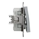 Переключатель одноклавишный Schneider Electric Asfora сталь EPH0400162 - изображение 3