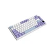 Клавіатура Ajazz AK820 Pro Flying Fish Switch Purple RGB USB/Wireless/Bluetooth UA Purple (AK820PRO-FF-PWB) - зображення 5