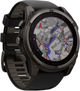 Smartwatch Garmin fenix 8 51mm Solar Sapphire Carbon Gray Dlc Titanium With Black and Pebble Gray Silicone Band (010-02907-11) - obraz 9