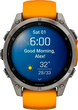 Smartwatch Garmin fenix 8 47mm AMOLED Sapphire Titanium with a spark Orange and Graphite Silicone Band (010-02904-11) - obraz 8