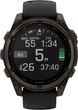 Smartwatch Garmin fenix 8 47mm Solar Sapphire Carbon Grey DLC titanium with Black and Pebble Grey Silicone Band (010-02906-11) - obraz 10