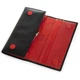 Женский кожаный кошелек на магнитах Dr.Bond W1-V-4 black-red - изображение 4