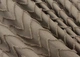 Комплект штор VR-Textil Лен Букле 200х270 2шт и Тюль 600х270 1808ш-115т Какао с белым 71-041/7 - изображение 5