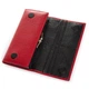 Женский кожаный кошелек на магнитах Dr.Bond W1-V-4 red-black - изображение 3