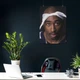 Постер Тупак Шакур в бандане, Tupac Shakur, 2Pac, A3 42×30 см (id3084) - изображение 3