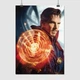 Постер Доктор Стрэндж, Камбербэтч, стилизация, Doctor Strange, супергеройский постер, A3 42×30 см (id0035) - изображение 1