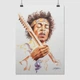Постер Джимми Хендрикс, Jimi Hendrix, A3 42×30 см (id0417) - изображение 1