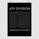Постер Джой Дивіжн, Joy Division, Unknown Pleasures (1979), A3 42×30 см (id1947) - зображення 1