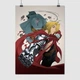 Постер Сталевий алхімік, Fullmetal Alchemist, A2 60×43 см (id2539) - зображення 1