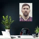 Постер Футболист Лионель Месси, ФК Барселона, Lionel Messi, Barcelona, A3 42×30 см (id5915) - изображение 3