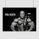 Постер Фил Хит, бодибилдер, Phil Heath, A0 75×106 см (id1338) - изображение 1