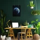 Постер Земля и Луна из космоса, Earth, Moon, A2 60×43 см (id1794) - изображение 5