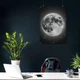 Постер Луна на фоне звёзд, Moon, A3 42×30 см (id4255) - изображение 3
