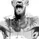 Постер Конор Макгрегор, стилізація, чорно-білий, Conor McGregor, A3 30×42 см (id1333) - зображення 2