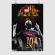Постер Футболист Лионель Месси, ФК Барселона, Lionel Messi, Barcelona, A3 42×28 см (id1800) - изображение 1