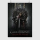 Постер Игра Престолов, Железный Трон, GoT, Game of Thrones, A3 42×30 см (id0556) - изображение 1