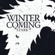 Постер Игра Престолов, Лого Старков, Лютоволк, GoT, Game of Thrones, A3 30×42 см (id0114) - изображение 2